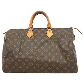 Borsa Louis Vuitton Monogram Speedy 40 Marrone