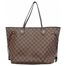 Borsa Tote Louis Vuitton Damier Neverfull MM N51105 Ebene Damier ebene