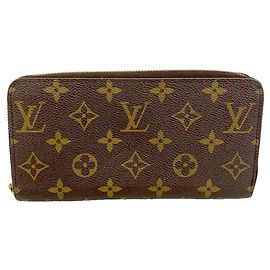 Louis Vuitton Monogram Zippy Wallet M42616 Brown