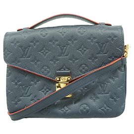 Borsa Louis Vuitton Monogram Empreinte Pochette Metis MM Rosso