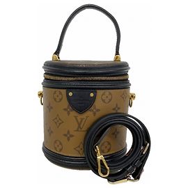 Borsa Louis Vuitton Monogram Reverse Cannes Marrone