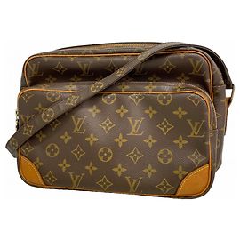 Bolsa de Ombro Louis Vuitton Monogram Nile Marrom