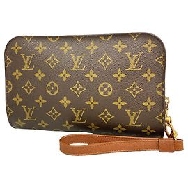 Pochette Louis Vuitton Monogram Orsay Marron