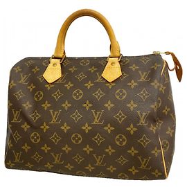 Borsa Louis Vuitton Monogram Speedy 30 Marrone