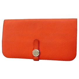 Hermès Hermes Dogon Long Togo Capucines Wallet Other