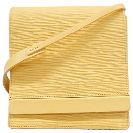 Borsa a Spalla Louis Vuitton Epi Biarritz Giallo