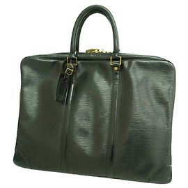 Pasta de couro Epi Louis Vuitton Preto