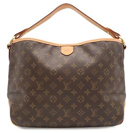 Sac à bandoulière Louis Vuitton Monogram Delightful PM Marron