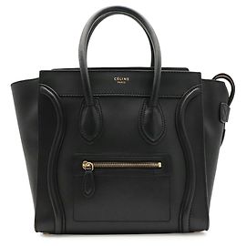 Céline Sac cabas Celine Luggage Micro Shopper Noir