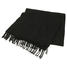 Hermès Kaschmirstola Schwarz Schwarz