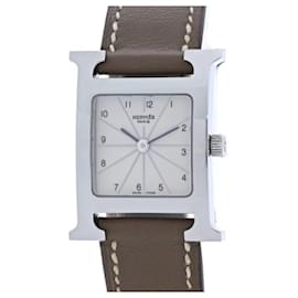 Hermès Hermes H-Watch HH1.210.260 WW18 Damenuhr Silber