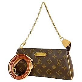 Borsa Louis Vuitton Monogram Eva Marrone