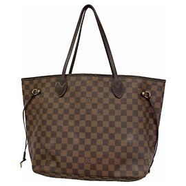 Sac cabas Louis Vuitton Damier Neverfull MM Damier ebène