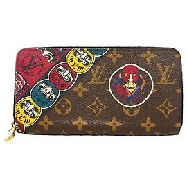 Louis Vuitton Monogram Zippy Wallet Brown Multiple colors