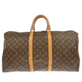 Louis Vuitton Keepall Monogram 55 Marrom