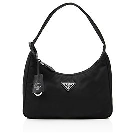 Prada Tessuto Re-Edition 2000 Mini Hobo Noir