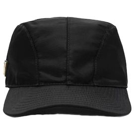 Prada Nylon Baseball Cap Black Black