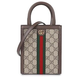 Gucci Mini sac cabas Ophidia Gg Marron