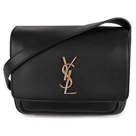 Sac Saint Laurent Niki en cuir noir Noir