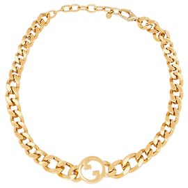 Collier à chaîne Gucci Blondie Doré Métallisé