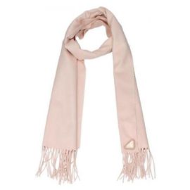 Prada Cachecol de seda e cashmere Rosa