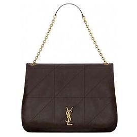 Saint Laurent Borsa grande in pelle di agnello Nero