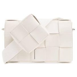 Bottega Veneta Bolsa Cassette com alça Pouch em couro Intrecciato Multicor