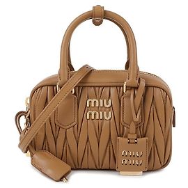 Miu Miu Sac cabas Arcadia Materasse Marron