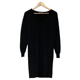 Ralph Lauren V-Ausschnitt Strickpullover Schwarz