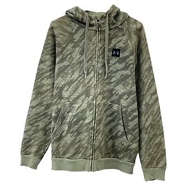 Autre Marque Under Armour Camouflage Zip Sweatshirt Grün