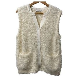 Autre Marque ANAYI Paper Feather Molle Weste Weiß