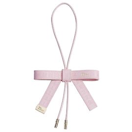 Dior Pingente para bolsa Studio Couture Acabamento em metal dourado e couro de vitelo rosa Rosa