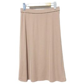 Autre Marque Jupe avec broderie du logo LEONARD FASHION Marron