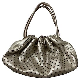 Sac à main en cuir perforé kate spade Doré