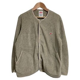 Autre Marque Giacca Danton senza collo in pile Marrone