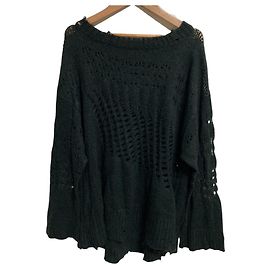 Autre Marque Grunge Stricktop GRACE CONTINENTAL Schwarz