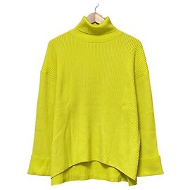 Autre Marque Ballsey Woll Rollkragen Strickpullover Gelb