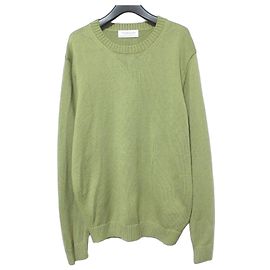 Autre Marque TOMORROWLAND tricot Merino Basic Crew Neck Knit Verde Caqui