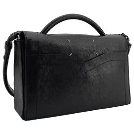 Maison Martin Margiela Bolsa Tote com fivela e Bolsa de ombro Preto
