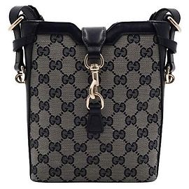 Gucci Piccola borsa a secchiello a tracolla e borsa a tracolla Nero