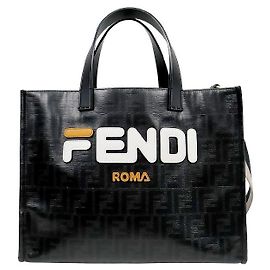Fendi Borsa Tote Jukka Nera Nero