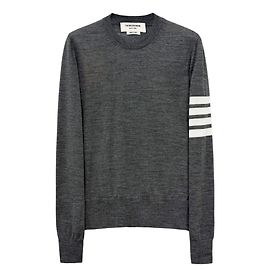 Thom Browne Wollstrick-Armband Braun