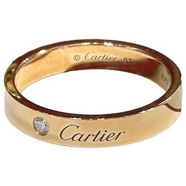 Cartier Anel de ouro rosa e diamantes Rosa