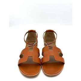 Hermès Sandales Santorini Marron Marron