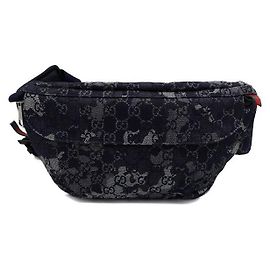 Gucci Borsa a tracolla in denim GG blu scuro Blu