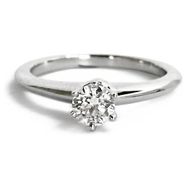 Tiffany & Co Carat Diamond Wedding Ring Platinum Silvery