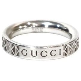 Gucci Dünner Ring Diamante Größe Silver Silber