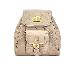 Dior Carro Lambskin Backpack Brown