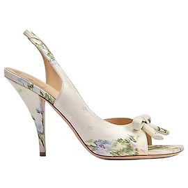 Louis Vuitton Multi-Color Heeled Slingback Sandals with Bow Multiple colors