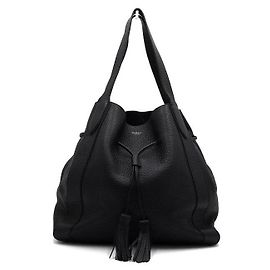Mulberry Piccola borsa a secchiello Millie con bordi in pelle Nero